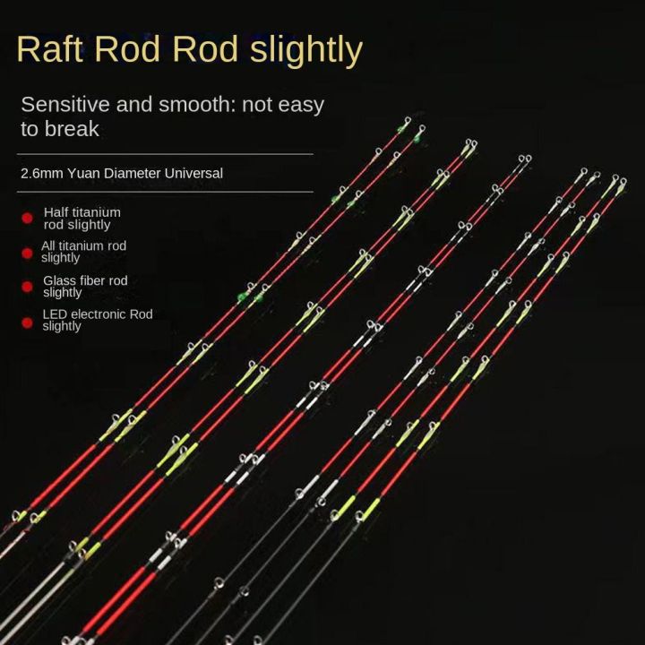 ROLL Winter Half-titanium Fishing Rod Tip Retractable 45cm/55cm fiberglass  Fishing Pole 2024 Spinning Carbon Fiber