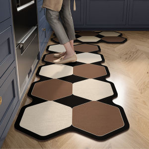 Kitchen Soft Diatomite Mat Absorbent Floor Mat Anti Slip Quick Dry Carpet Non Slip Alas Kaki Karpet Dapur
