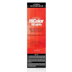 LOreal Technique HiColor Red HiLights - Intense Red Highlights for Dark Hair No Pre-Lightening Rich No-Drip Creme Easy Application