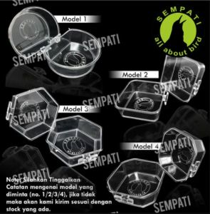 SEMPATI Cepuk Wadah Pakan Minum Mandi Burung Plastik Besar Untuk Ayam Bebek Unggas Dll Cpk20v