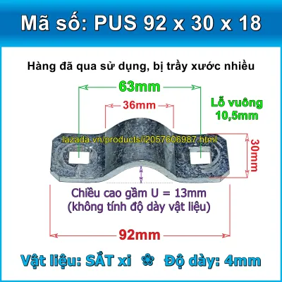 Pat U - Pát chữ U - Tay nắm cửa (Ke - Bát - Pas - Path)