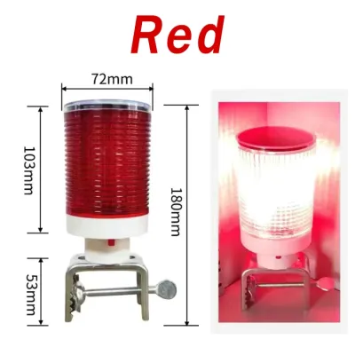 Solar Pilot Light Signal Light For Fishing Boat Solar Blinker Warning Light Tower Light Blinker Towe