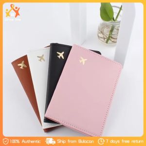 2PCS Passport Holder Travel Wallet PU Leather Card Case Cover Credit Card Sets for Travel