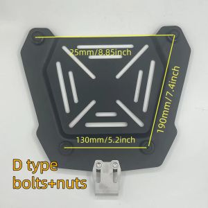 Universal 45L/65L Motorcycle Tail Box Base Plate Aluminum Alloy Motos Tail Box Stamping Bottom Plate