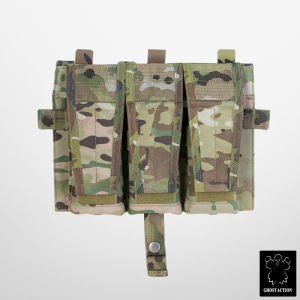 2025 แอคชั่นผี  CP สไตล์ 556 กระเป๋าหน้าสามชั้น  JPC AVS กระเป๋าสามใบพร้อมเสื้อกั๊กเวลโคร