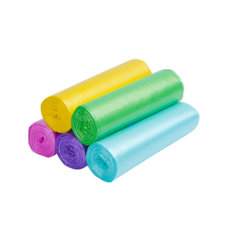 3 Rolls Plastic Fragrance Trash Bags,4 Gallon Thick Drawstring Small