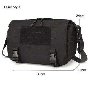 Laser Molle Military Laptop Bag Tactical Bags Computer Backpack Messenger Fanny Belt Shouder Camping Outdoor Sports Pack XA92A