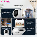 ADVAN Smart AI CCTV Indoor ID3 Smart IP Camera  3MP 2K Indoor CCTV WIFI PTZ. 