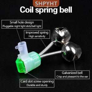 [COD] SHPYHT SPORTS Bell Fishing Anti-Fall Anti-Fall Sea Pole Throwing Rod Night Light Induction Night Fishing Rod Accessories Sea Pole Alarm