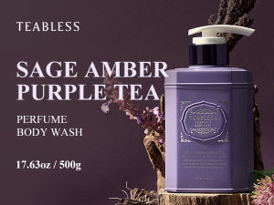 Teabless Perfume Body Wash Sage Amber Purple Tea 500g