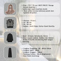 Rhea One set hijab (4 in 1) premium baju set wanita ootd vest jenny kemeja kulot highwaist korean style setelan wanita remaja ulzzang INT-001. 