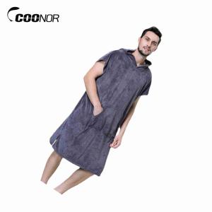Coonor Áo Choàng Tắm Bơi nhanh khô Cape Áo Choàng Lông Cừu Lặn Lướt sóng Khăn tắm trùm đầu áo choàng poncho bãi biển Windproof Và Ngôi Nhà Ấm Cúng Áo Choàng Cho nam nữ