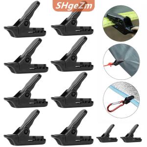 [COD] SHgeZm 10pcs mái hiên kẹp Tarp Clip Snap treo lều cắm trại Survival thắt chặt công cụ cho Trại Ngoài Trời tăng cắm trại Thiết bị bán buôn