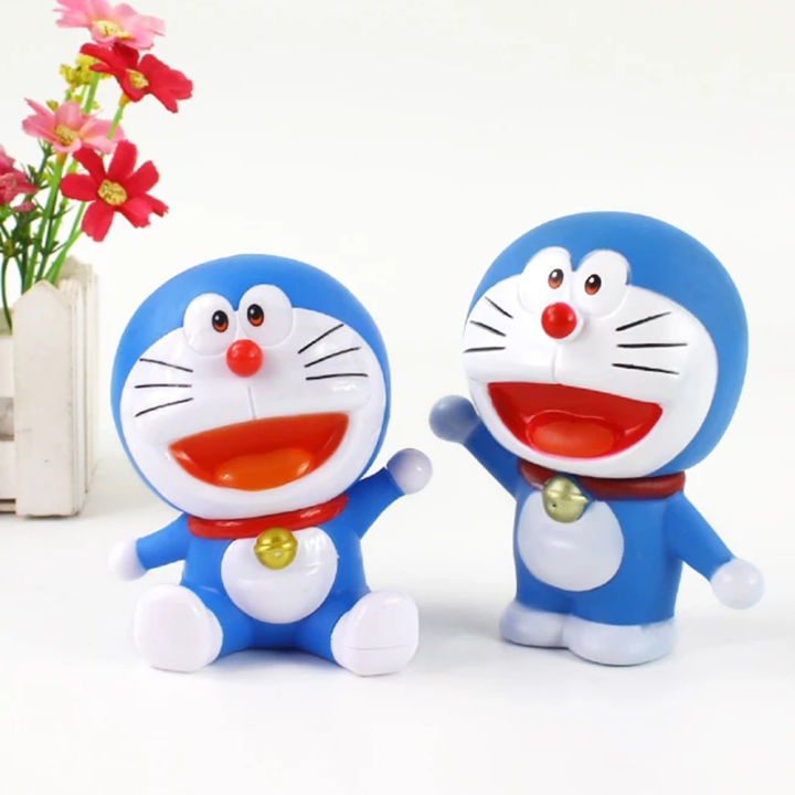 ZHUWE Anime Doraemon Cartoon Collection Collectible Dolls Model ...