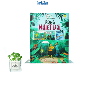 Sách Tranh Khoa Học Cho Bé Trải Nghiệm 24 Giờ Trong Rừng Nhiệt Đới - Đinh Tị