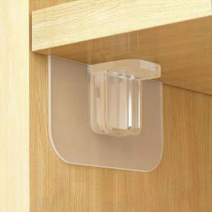 4 CÁI--Miếng Dán Kê vách ngăn tủ quần áo nhiều lớp dán liền mạch tấm hỗ trợ kệ không đục khoan tường-ESTLA