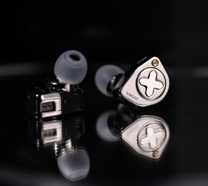 Linsoul SIMGOT EW300 1DD+1Planar+1PZT Hybrid Driver In Ear Monitor Wired Earbuds IEM Gaming Earbuds with Detachable Nozzles Silver-Plated OFC IEM Cable for Audiophile Musician