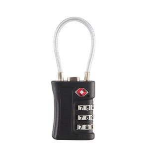 TSA Customs Code Lock Anti-theft Overseas Travel Luggage Lock Safey Cable Password Padlock