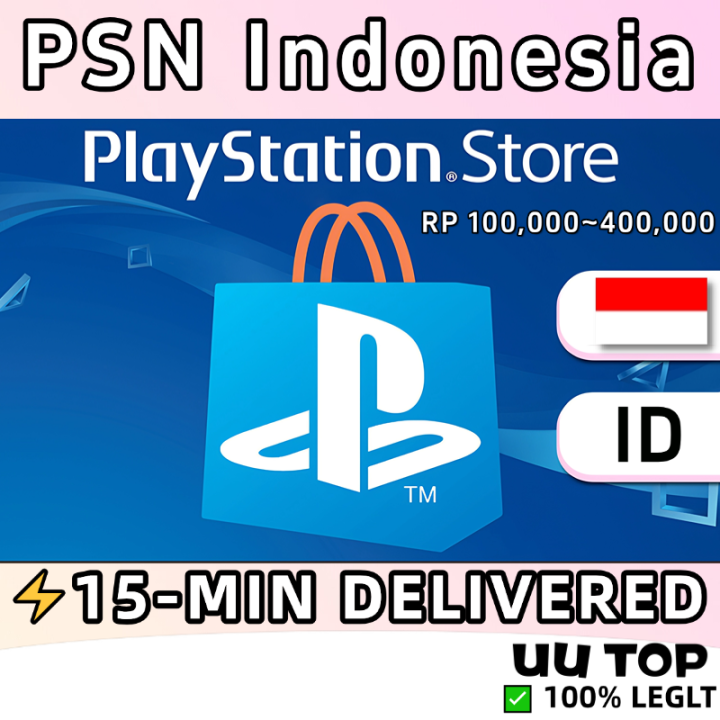 PSN Indonesia Playstation Gift Card ID 100,000 RP~400,000 RP