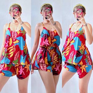 DrawString Terno Floral Printed For Women High Quality Fabric Fit Small To Large