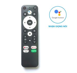 Remote Có MIC Điều Khiển TV Box Bằng Giọng Nói Hộp Android Tivi Bluetooth Kèm Pin AAA