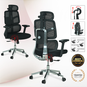 Ready Stock - A16 Home Office Chair / Executive Mesh Chair / High Back Mesh Chair / Kerusi Mesh / Kerusi Pejabat