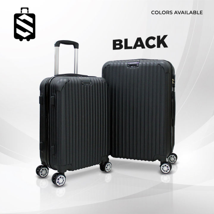 SKY TRAVELLER SKY346 2-In-1 Premium Fine Straight Stripes Luggage With ...