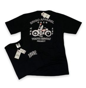 T-shirt Distro Cowok Erigo Youth Revolt Hitam