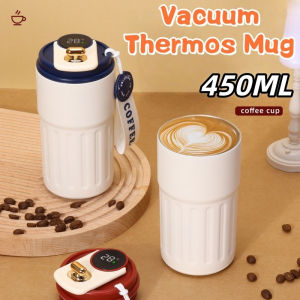 450ML Intelligent Coffee Cup 316 Stainless Steel Coffee Mug Temperature Display Vacuum Thermos Mug