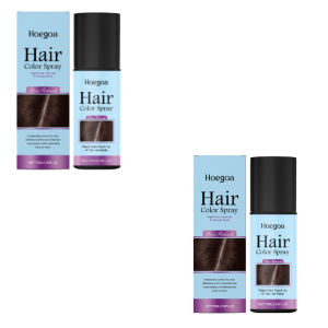 HOEGOA Temporary Hair Color Spray Scalp Care Natural Root Touch Up Quick Dry Hair Styling Spray Daily Beauty Use
