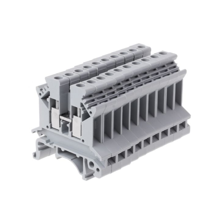 10pcs/set UK-2.5B Terminal Block Screw General Application PCB Din Rail ...