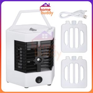 USB Personal Mini Air Conditioner 7 Color Light Purifier
