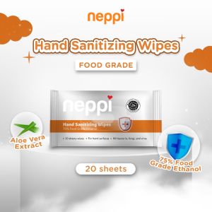 Neppi Hand Sanitizing Wipes 20s