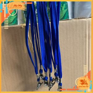 Combo 10 Sợi Dây đeo bảng tên đầu kẹp sắt