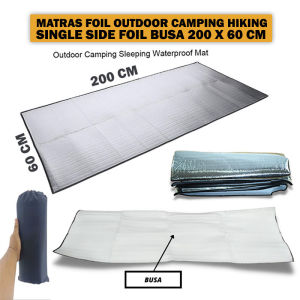 Matras aluminium foil double side BIG SIZE - matras gunung matras foil untuk 2 orang - Matras Alumunium Foil Single Side Double Side 120 x 200 cm