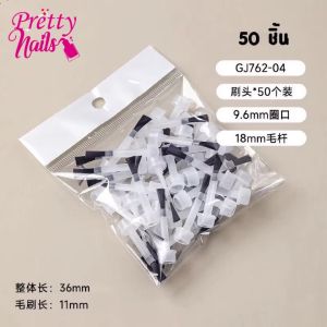 ชุดใส่แปรงทาเล็บแบบไม้ พร้อมปากกาสองหัวสามารถเปลี่ยนหัวเปลี่ยนแปรงเล็บ Liquid Applicators เครื่องมือทําเล็บใหม่