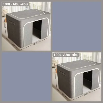 Storage Box 66L 100L Kotak Penyimpanan Tempat Penyimpanan Baju Organizer Bag Praktis box baju multifungsi/tempat pakaian/tempat penyimpanan serbaguna box/storage box pakaian/box serbaguna