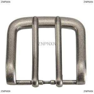 [COD] ZNPNXN 1piece 40mm Metal Belt Buckles Double Pin Buckle End Bar High Quality Fit For 37mm-39mm Leather Belt Craft Parts