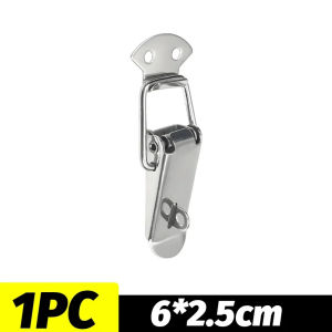 【XZxinzhan】10/1PCS Duck-mouth Buckle Box Closure Lock Stainless Steel Toggle Latches Spring Loaded Clamp Clip Lever Clasp Crate Lock Snap