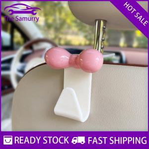 Samurry ✨Hot Sale✨ Car Seat Back Hook Bowknot Storage Hook Fashion Multifunctional Sundries Back Storage Hook Interior Accessories