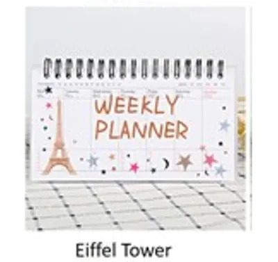 [SG Ready Stock] Cute Daily Planner Weekly Day Plan Organizer Stuff Cute Notebook - Best for Students and Teachers
