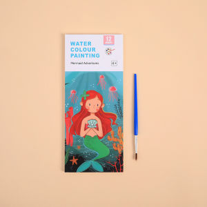Kids Magic Water Painting Book Water Coloring Pad Drawing Doodle Book for Early Education & Creative Play