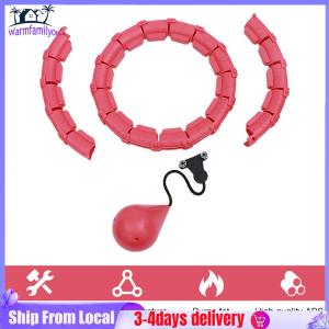 2Pcs 24 Sections Weighted Circle with Auto-Spinning Ball Fitness Ring Adjustable Weighted Ring for Weight Loss