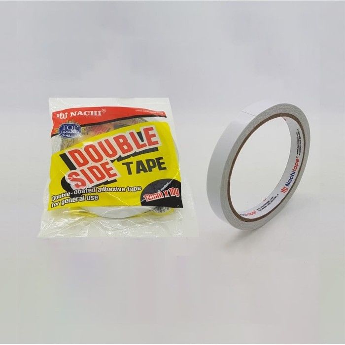Double Tape NACHI TAPE Ukuran Kecil 12 mm x 10 y
