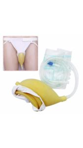 Reuseable Female Urinal Pee Holder Bag Collector for Urinary Incontinen Daily Care (1 Set)