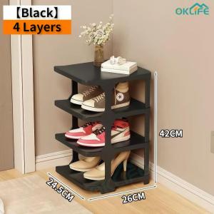 [OKLIFE. SG]Narrow Door Shoe Rack  Shoe Cabinet Shoe Rack Multi-layer Shoes Rack