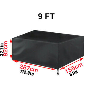 Dustproof  Billiard Table Cover 7/9FT Oxford Waterproof cover For billiard table