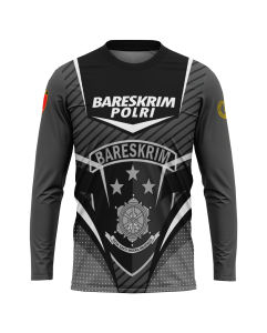 Kaos Bareskrim atasan Pria Lengan Panjang Full Print