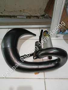 KNALPOT UDANG TRAIL NINJA 2 TAK R RR MODEL KTM  FULLSISTEM PNP  RANGKA STANDAR KTM KLX CRF PLAT KARAT ORIGINAL BY Babeng Jaya Racing