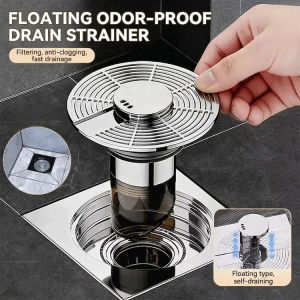 Drain Core Floating Filter/Quick Drain Deodorizing Drain Trap/Auto Draining Anti Odor Core/Home Plumbing Maintenance Solution